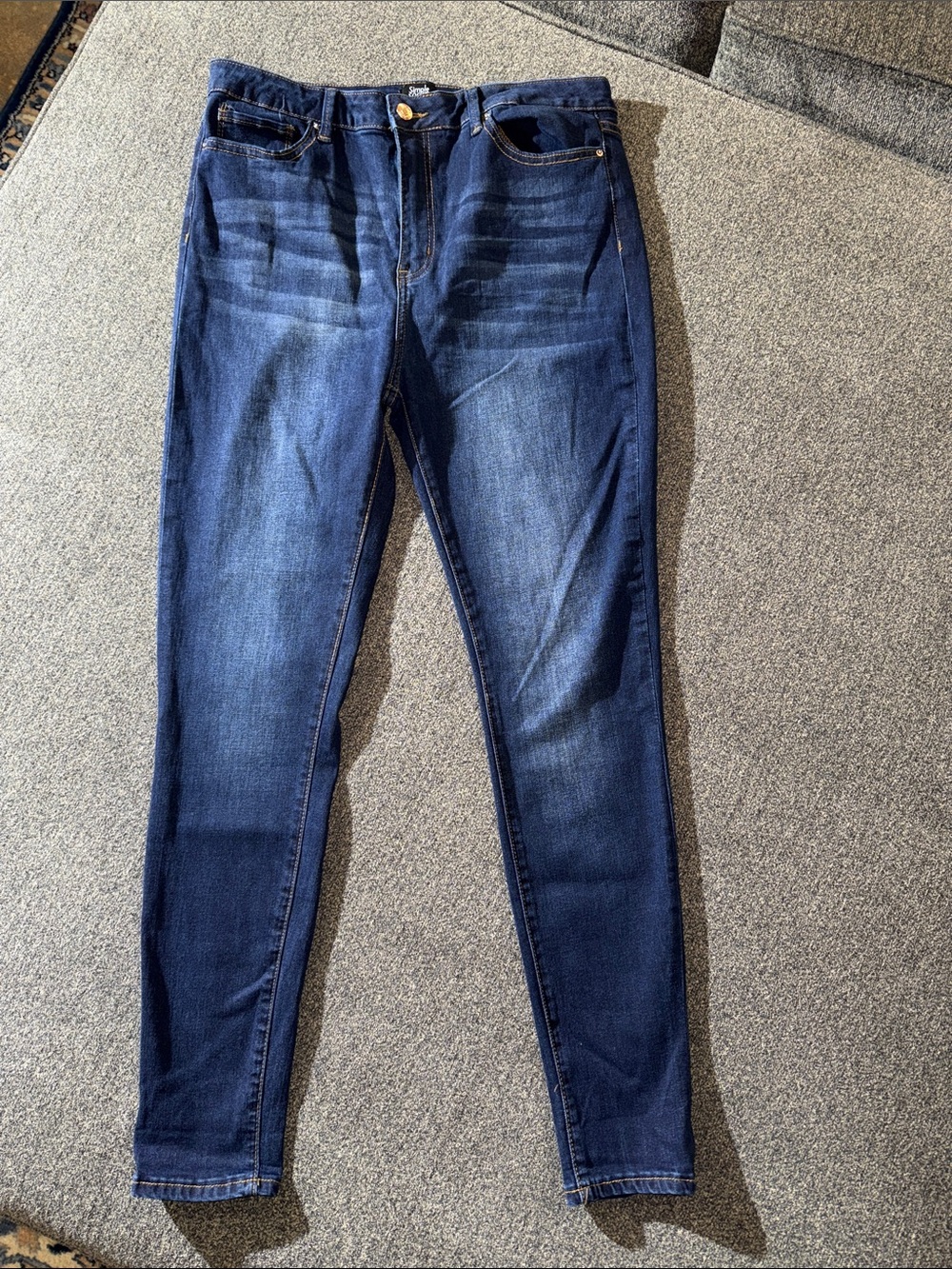 Simple Society Dark Wash Women's Skinny Jeans